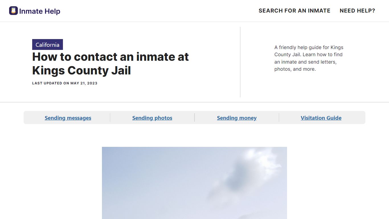 How to contact an inmate at Kings County Jail - Inmate Help